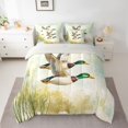 thumbnail image 2 of Manfei Country Mallard 7 Pieces Bedding Comforter Set,Rustic Farmhouse Cabin Full Bedding Set,Flying Animal Fitted Sheet Flat Sheet For Adults,Microfiber Bedroom Decor Reversible, 2 of 8