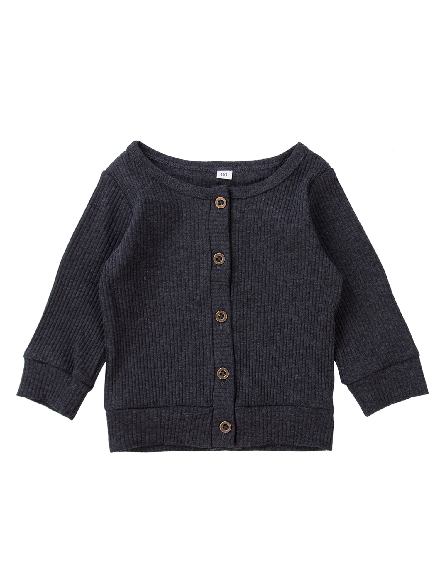 OCHENTA Boys Knitted Button Up Cotton Cardigan Sweater