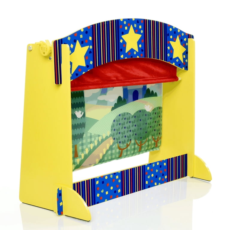 Melissa & Doug - Théâtre de marionnettes de Table - Bois,Tissu - 12536 Melissa & Doug - Théâtre de marionnettes de Table - Bois,Tissu - 12536