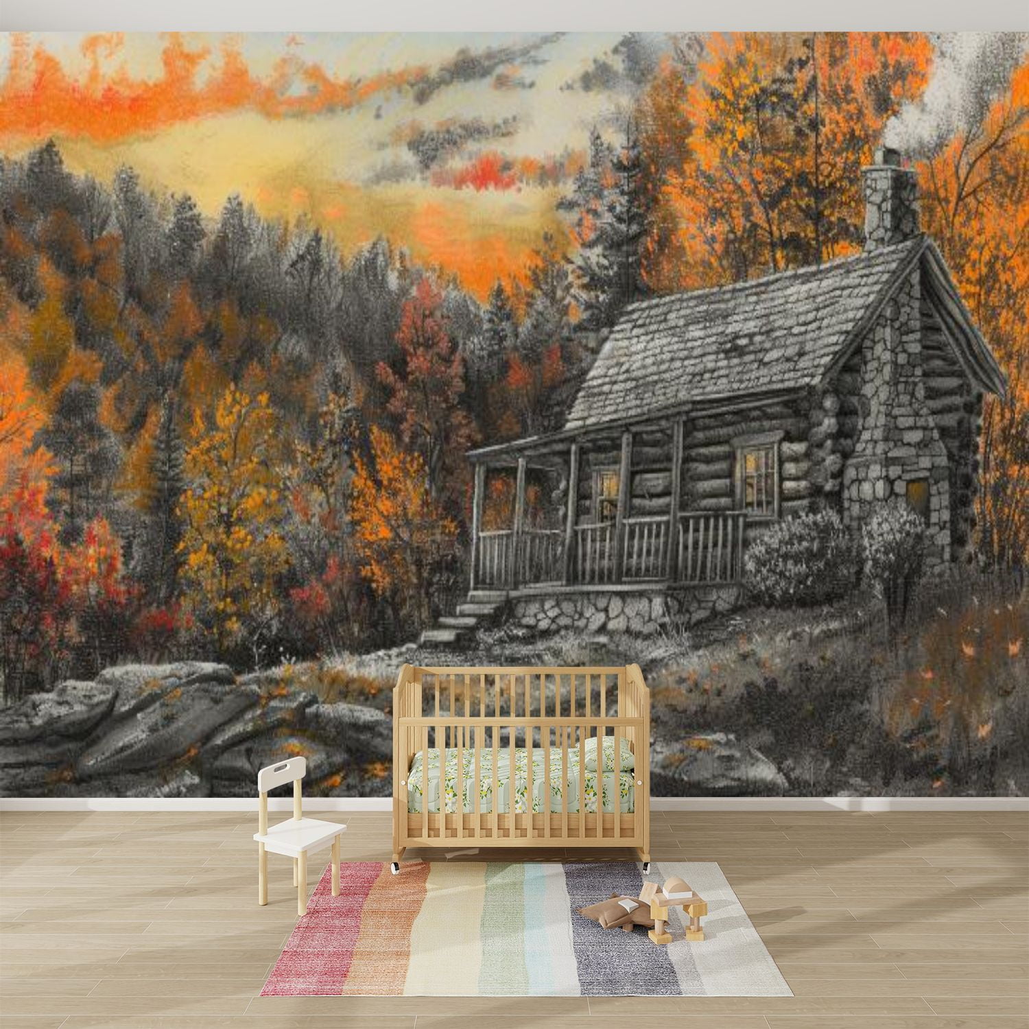Mountain Cabin Autumn Wallpaper Smoky Mountains Cabin Mountains