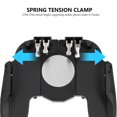 thumbnail image 3 of Luxshiny Phone Gaming Accessories Mobile Game Controller Black Six-finger Linkage 1Set, 3 of 8