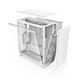 thumbnail image 5 of Gabinete NZXT H7 FLOW Blanco ATX Cristal USB Tipo C, 5 of 6