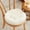 š„ White_New, variant on TTJ Round Solid Corduroy Seat Cushion 13.8 in Non Slip Thick Sponge Stool Pad Soft Breathable Durable Chair Mat For Dining Living Room Patio Indoor Seating