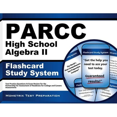 PARCC High School Algebra II Flashcard Study System by PARCC Exam Secrets Test Prep