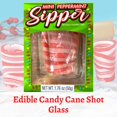 thumbnail image 2 of Peppermint Flavored Candy Cane Spoons and Cup Individually Wrapped Party Favor Treats Stocking Stuffer Gift Snacks for Hot Chocolate Coffee Christmas Thanksgiving Holiday Birthday Supplies Pack of 2, 2 of 7