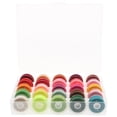 thumbnail image 2 of KAKOWELY bobbin thread holders 25pcs Sewing Thread Kit Sewing Machine Threads Prewound Bobbins Sewing Threads Kit Sewing Machine Thread Assortment Polyester Thread, 2 of 4