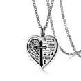 thumbnail image 2 of GHSOHS Necklaces for Women Charm Necklace Choker Jewelry Pendant Necklaces Stainless Steel Heart Shaped Necklace To Commemorate Loved Ones Pendant Can Be Opened Choker Necklace Clavicle Chain, 2 of 6