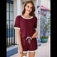 thumbnail image 3 of Traje de Corta con Bloques de Color Rojo Vino L, 3 of 7