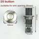 thumbnail image 5 of Garbage Disposal Air Switch Sink Top Food Waste Disposer Push Button Replacement Disposer Accessories New, 5 of 5