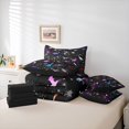 thumbnail image 6 of Homewish Cute Animal Dino Twin Bedding Sets 7-Piece for Kids Teens,Starry Sky Bedding Comforter Set Microfiber,Gradient Galaxy Breathable Sheet Sets,Luxury Bedroom Decor,Reversible, 6 of 8