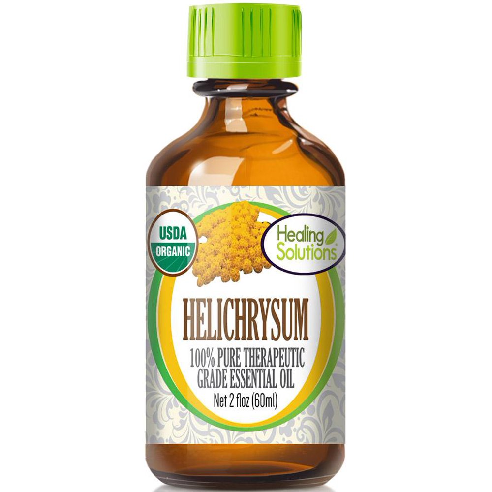 Organic Helichrysum Essential Oil (100 Pure USDA Certified Organic) Best Therapeutic Grade