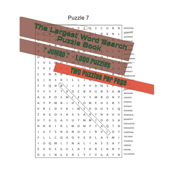 The Largest Word Search Puzzle Book, (Paperback)