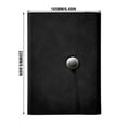 thumbnail image 3 of YIMWNYI High-End Business Notebook, Leather Cover, 100 Sheets, Drip Molding Design, Magnetic Clasp, Portable 8.66x6.49in, Perfect for Office Use and Gifts, 3 of 8