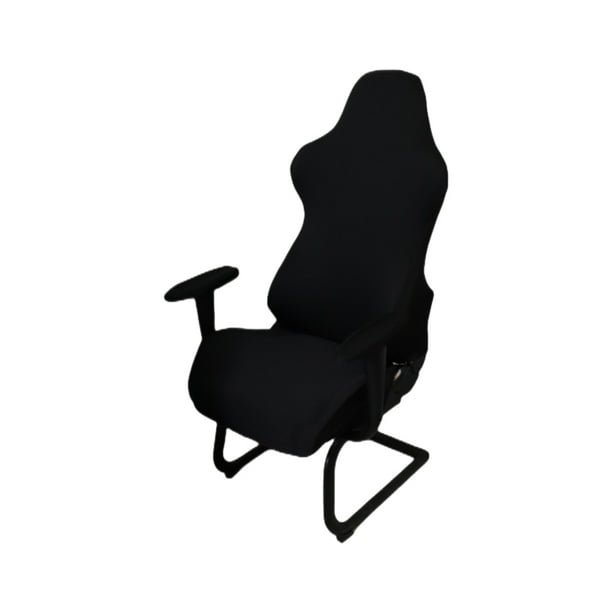 Funda para silla de oficina Bewildely Spandex lavable y removible color Negro