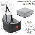 thumbnail image 3 of Asiento de coche para perros INDYBUD Dog Booster Seat para perros pequeños/medianos, 3 of 8
