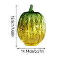 thumbnail image 3 of Twfbrm Mercury Glass Pumpkin Lights with Timer, Halloween Decorations 7.7 Inch Glowing Pumpkins Figurine Battery Operated LED Pumpkin Lamp Fall Thanksgiving Decorative Lights for Table Centerpiece, 3 of 6