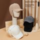 thumbnail image 3 of Gorra de béisbol con protección para los oídos de cachemira cálida de talla grande para otoño e invierno, gorra de pico de pato de felpa resistente al frío para hombres y mujeres, 3 of 5