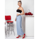 thumbnail image 4 of Pantalón Palazzo para Mujer Pantalón Holgado de Cintura Elástica con Jareta, 4 of 5