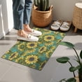 thumbnail image 4 of Blue Sunflower Vine Leaf Pattern Door Rugs,Washable Non Slip Door Mats Indoor,Decorative Door Mats,Entry Mat Indoor for Entrance,Bedroom,Kitchen,Bathroom,16"x24", 4 of 6