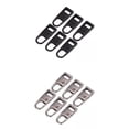 thumbnail image 1 of Paquete de 12 Etiquetas de Cremallera Desmontables Sunnimix Lengüetas de Reparación para Bolsas de Ropa Bricolaje Gris S Negro S, 1 of 1