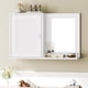 thumbnail image 1 of Armario de Baño con Espejo, Armario de Pared, Botiquín Baño con Espejo,Altura regulable,Ajuste de Altura Del Estante en 2 Niveles,Puerta con Cierre Magnético 60X19X40CM(Blanco), 1 of 8