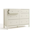 thumbnail image 4 of Storkcraft Horizon 6 Drawer Nursery Double Dresser, Frosted Oat, 4 of 13
