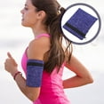 thumbnail image 2 of GARVALON Blue Arm Phone Holder for Running Elastic Breathable 1Set, 2 of 10
