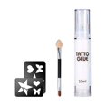 thumbnail image 1 of Glittery Facial Sticker Patch for Shimmering Face Eyeshadow and Skin Skin Adhesive Variety Designs 10ml, 1 of 7