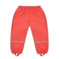 thumbnail image 1 of Kids Rain-Proof Pants High Elastic Waist Trousers Ankle-Banded Pants, 1 of 5