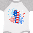 thumbnail image 4 of Inktastic First Birthday- Fourth of July Fireworks Boys or Girls Baby Bodysuit, 4 of 5