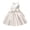 White, variant on TIREOW Flower Girls Dresses Satin Cloth Solid Color Cute Bow Princess Dress Children's Evening Dress Birthday Dress