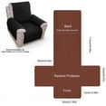 thumbnail image 4 of Waterproof Recliner Chair Cover, Non Slip Covers for Recliner Chair, Washable Reclining Chair/Furniture Protector for Kids, Pets(Recliner Chair), 4 of 9