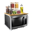 thumbnail image 1 of Estante para Microondas Extensible Estante Para Cocina blanco, 1 of 8