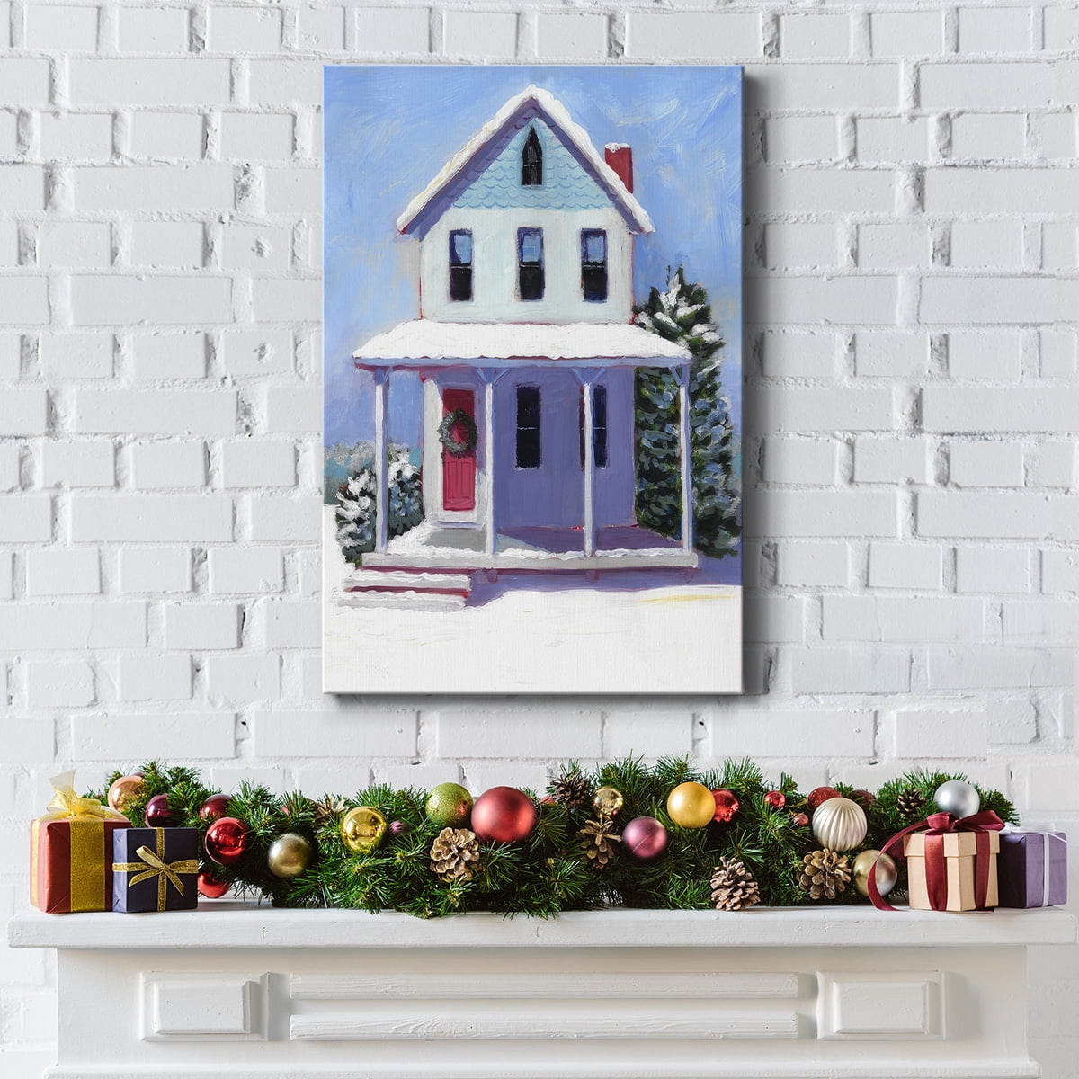Victorian Home I- Gallery Wrapped Canvas