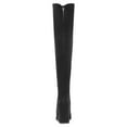 thumbnail image 3 of BURUDANI Women’s Winter Thigh High Over the Knee Fashion Chunky Heel Long Boots BLACK/SUEDE Size 8, 3 of 8