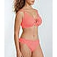 thumbnail image 4 of Sunsets Swimwear Neon Coral Kauai Keyhole Top, 4 of 6