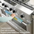 thumbnail image 3 of Coolnut 2PCS Refrigerator Door Handle Covers, ‎14"x 5.5"Colorful World Map Handle Covers for Fridge and Microwave Oven,Keep Your Kitchen Appliance Clean from Smudges, Drips, Oil, 3 of 6