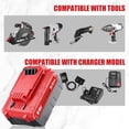 thumbnail image 5 of 【2-Pack 20V 8.0Ah】PCC685L Replacement Battery Compatible with Porter Cable 20 Volt Lithium ion Battery CC681L PCC685L PCC685LP PCC680L PCC682L PCC600 PCC640 Cordless Power Tools Batteries (Red), 5 of 7