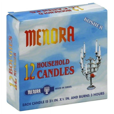 Streits Menorah Candle Shabbath