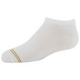 thumbnail image 3 of Gold Toe Girls' Little Everyday Liner No Show Socks, 8 Pairs, white, Medium (Shoe Size: 9-3.5), 3 of 3