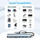 thumbnail image 4 of Uplayteck Hub USB C de 8 Puertos, Adaptador Multipuerto Tipo C, Divisor USB 3.0 Portátil Ultrafino U, 4 of 8