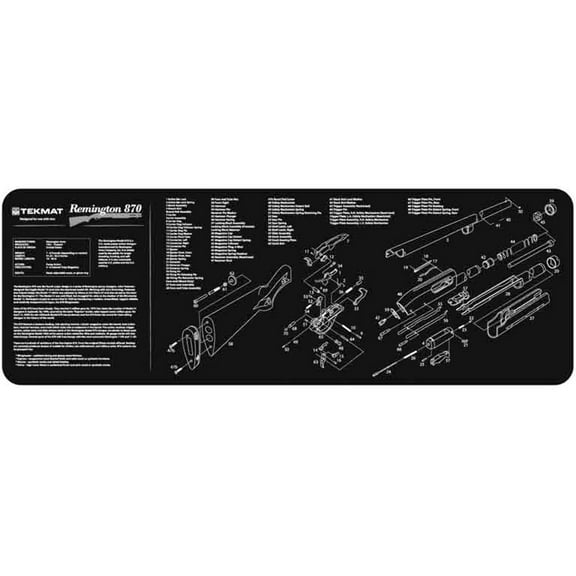 TekMat 12x36 Gun Cleaning Mat - Remington 870