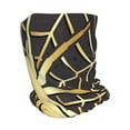 thumbnail image 2 of KLL Gold Spider On The Web Pirnt Wicking Running Beanie Head Wrap Cycling Bandana for Men Women, 2 of 8