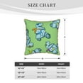 thumbnail image 4 of Kll Motorcycle Riding Dinosaur Decorative Throw Pillow Covers Velvet Soft For Couch Sofa Bedroom Living Room Outdoor -20"X20", 4 of 8