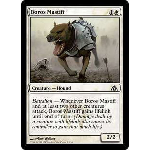 MtG Dragon's Maze Common Boros Mastiff (Foil) #1