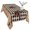 Brown, variant on Texas Star Plaid Table Cloth Waterproof Tablecloths, Farmhouse Black Brown Texas Vintage Tablecloth Dining Table Cover for Kitchen Party Tabletop Outdoor, Rectangle Tablecloth 54x108 Inch