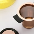 thumbnail image 5 of ReaNea Rose Gold Tea Infuser, Stainless Steel Tea Strainer, Fine Mesh Tea Filters with Double Handles, 5 of 9