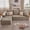 Camel 3Steaters, variant on Deep Seat Corduroy Sofa, No Assembly Compressed Couch with Soft Cushions for Living Room & Apartments, Black