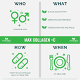 thumbnail image 6 of Sundhed Natural Max Collagen Plus C (60 caps) - All Natural Collagen Capsules with Biotin & Bioperine to Boost Anti Aging Hydration & Skin Firmness - Collagen Pills to Strengthen Bones & Nails, 6 of 9