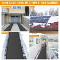 thumbnail image 7 of FICISOG Snow Melting Mats Outdoor for Driveway and Walkways, 24in x 10 ft No-Slip Rubber Heated Outdoor Mats with 10 ft Power Cord, 3 in/h Speed Snow and Ice Melting Pads for Backyards Snow Removal, 7 of 7
